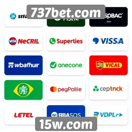 Plataformas de pagamento disponíveis no 737bet
